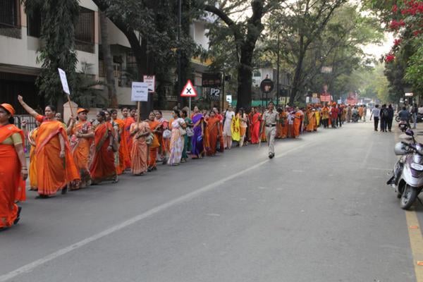 Highlight of the rally : Total discipline and lawful rally by Hindus